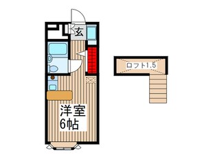 ﾍﾞﾙﾋﾟｱ桶川第5の物件間取画像